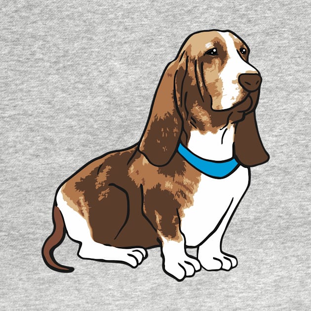 Basset Hound Dog by PetinHeart